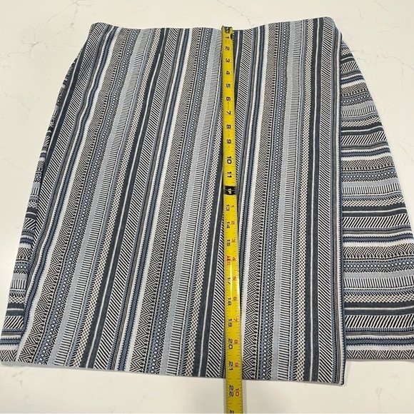 J. Jill Blue Breeze Mountain Faux Wrap Pencil Skirt Small - Picture 9 of 9
